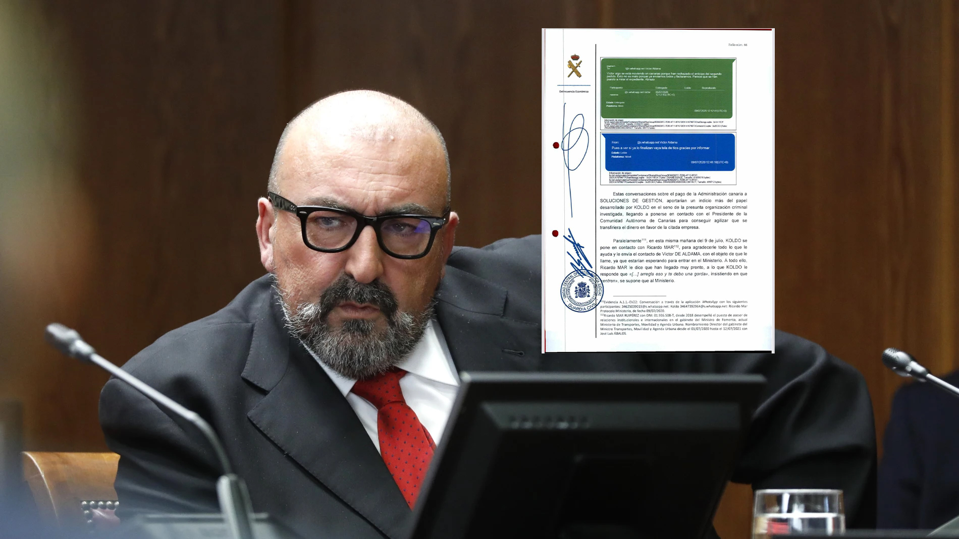 Un informe de la Guardia Civil detalla las presuntas mediaciones de Koldo García para agilizar pagos a ‘Soluciones de Gestión’